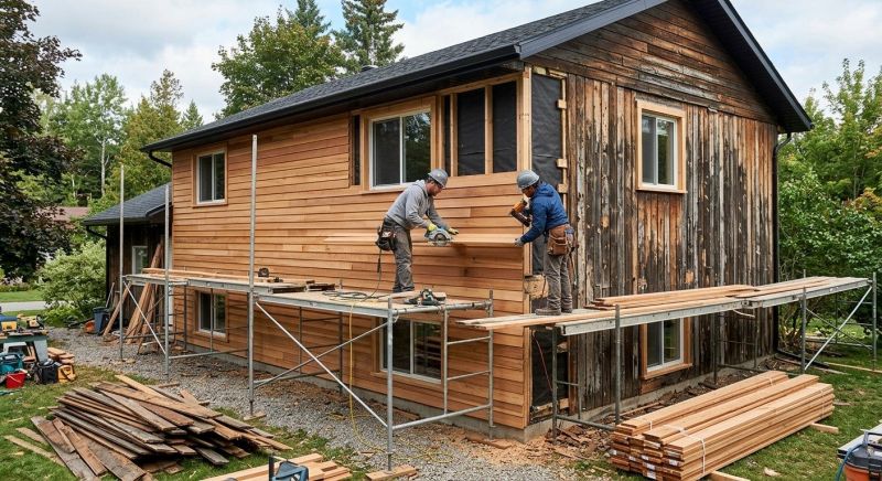 Wooden Cladding Replacement Service